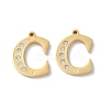 Real 14K Gold Plated 304 Stainless Steel Pendants STAS-L022-157G-C-1
