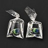 Resin Pendants with Iron Jump Ring RESI-A015-03B-1