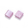 FGB 2-Hole Baking Paint Glass Seed Beads X-SEED-S031-L-599-2