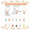 Alloy Enamel Wine Glass Charms AJEW-SC0002-13-2