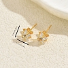 Star Brass Stud Earrings MO5504-2
