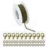 DIY Iron Cable Chains Necklace/Bracelets Jewelry Kits DIY-YW0010-78AB-1