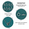 Tarnish Resistant 304 Stainless Steel Toggle Clasps X-STAS-K148-01P-5
