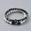 Stretch Bracelet Sets BJEW-JB05027-01-1