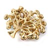 Christmas Alloy Colorful Rhinestone Brooches JEWB-U009-10B-2