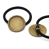 Zinc Alloy Cabochon Settings OHAR-PW0001-235AB-1