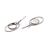 201 Stainless Steel Earring Hooks STAS-Z036-02P-2
