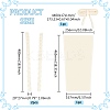 Bridal Dress Zipper Replacement AJEW-WH0348-182D-2