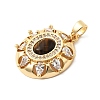 Natural Tiger Eye Pendants KK-G553-06G-2