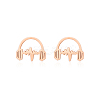 Fashionable 304 Stainless Steel Earbuds for Women's Daily Wear OO6241-3-1