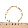 304 Stainless Steel C-Shaped Cuff Bangles for Women BJEW-G759-02G-3