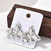 304 Stainless Steel Studs Earrings for Women LS-EJEW-K306-24P-2
