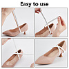 4 Pairs 4 Colors Imitation Leather Shoelace Bands FIND-DR0001-14-3