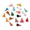 Polycotton(Polyester Cotton) Tassel Pendant Decorations FIND-YW0004-58E-2