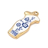 304 Stainless Steel Enamel Pendants SA-CBA800D-01D-G-2