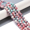 Baking Paint Glass Bead Strands GLAA-H031-01B-01-2