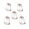 Alloy Enamel Pendants ENAM-M046-12G-D-3