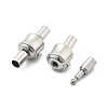 304 Stainless Steel European Clasps STAS-Z115-04P-08-2