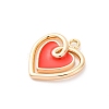Brass Enamel Pendants KK-D360-22G-2