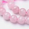 Pink Color Natural Madagascar Rose Quartz Beads Strands G-D809-21-10mm-3