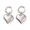 Non-Tarnish 304 Stainless Steel Pendant Earrings EJEW-R160-02P-1