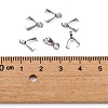 Non-Tarnish 201 Stainless Steel Pinch Bails X-STAS-E076-09-4