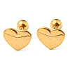 Ion Plating(IP) 304 Stainless Steel Stud Earrings EJEW-Z034-20G-1