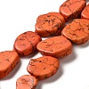 Synthetic Turquoise Dyed Beads Strands G-E594-25D-1