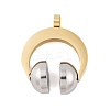 304 Stainless Steel Pendants STAS-K283-08G-1