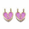 Alloy Enamel Charms ENAM-T012-02S-RS-2