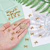 24Pcs Ion Plating(IP) 304 Stainless Steel Charms STAS-DC0016-83-3