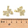 Mother's Day Brass Micro Pave Cubic Zirconia Pendants KK-M324-02H-G-3
