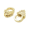 Insects Brass Micro Pave Clear Cubic Zirconia Lobster Claw Clasps KK-I354-01G-05-2