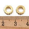 Rack Plating Brass Micro Pave Clear Cubic Zirconia Beads KK-U030-32G-09-2