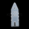 House Shape DIY Display Decoration Silicone Molds DIY-K073-08B-5