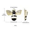 6Pcs Rack Plating Alloy Enamel Pendants ENAM-YW0002-56A-4