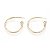Brass Stud Earrings X-EJEW-L245-001LG-1