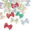 20Pcs UV Plating Transparent Acrylic Beads MACR-TA0002-36-3