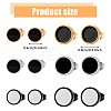 12Pcs 6 Colors 304 Stainless Steel Enamel Stud Earrings for Men Women EJEW-FI0002-94-2