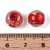 Handmade Gold & Silver Foil Glass Beads FOIL-N030-03A-01G-4