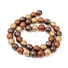 PVD Vacuum Plating Non-magnetic Synthetic Hematite Beads Strands X-G-F682-01B-2