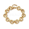 304 Stainless Steel Rolo Chain Bracelets for Women BJEW-S176-01G-A-4