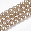 Natural Dyed Agate Beads Strands G-N326-12A-01-1