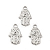 Tarnish Resistant 304 Stainless Steel Pendants Rhinestone Settings LS-STAS-E176-14P-2