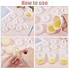 10Pcs 10 Styles Fondant Silicone Molds DIY-FH0010-39-4