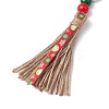 Wooden Beads Napkin Rings HJEW-JM02149-4