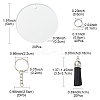 DIY Blank Keychian Making Kit DIY-FS0004-82-5