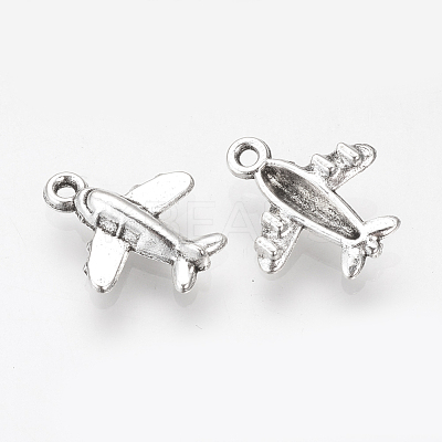 Tibetan Style Alloy Charms TIBE-S311-18AS-LF-1