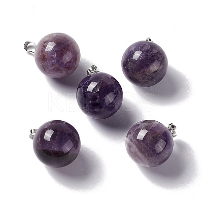 Natural & Synthetic Mixed Gemstone Pendants G-G926-02P-1