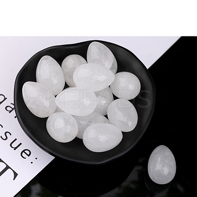 Natural Quartz Crystal Egg Figurines Statues for Home Office Desktop Decoration PW-WG1DC51-23-1